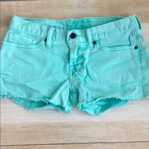 Lucky Brand Riley Short Teal Shorts
